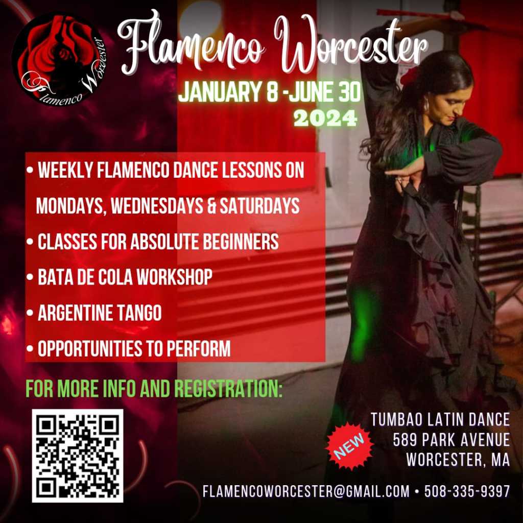 Flamenco Woo Dance Program 2024 - Downtown Worcester